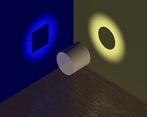 Ilustrativa de la dualidad onda-partícula. Cómo un mismo fenómeno puede tener dos percepciones distintas.